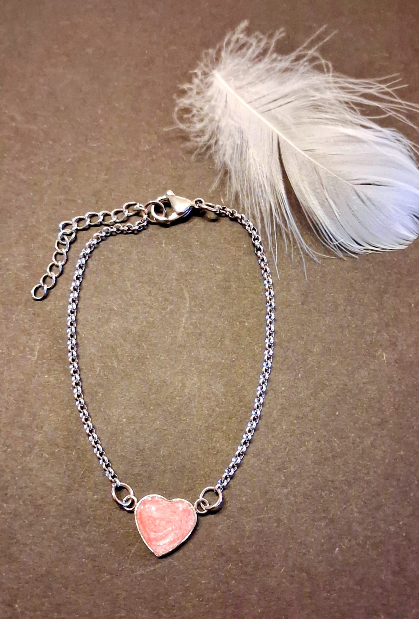 1cm Heart Bracelet (925 Stainless Steel)