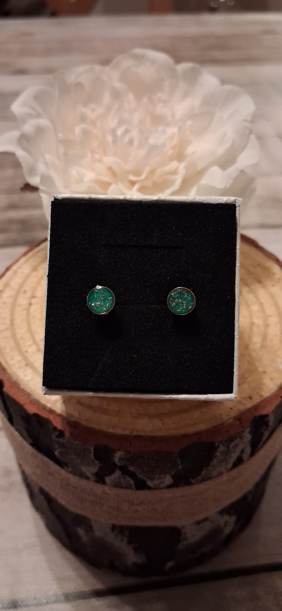 6mm Round Stud Earrings (Gold-plated Stainless Steel)
