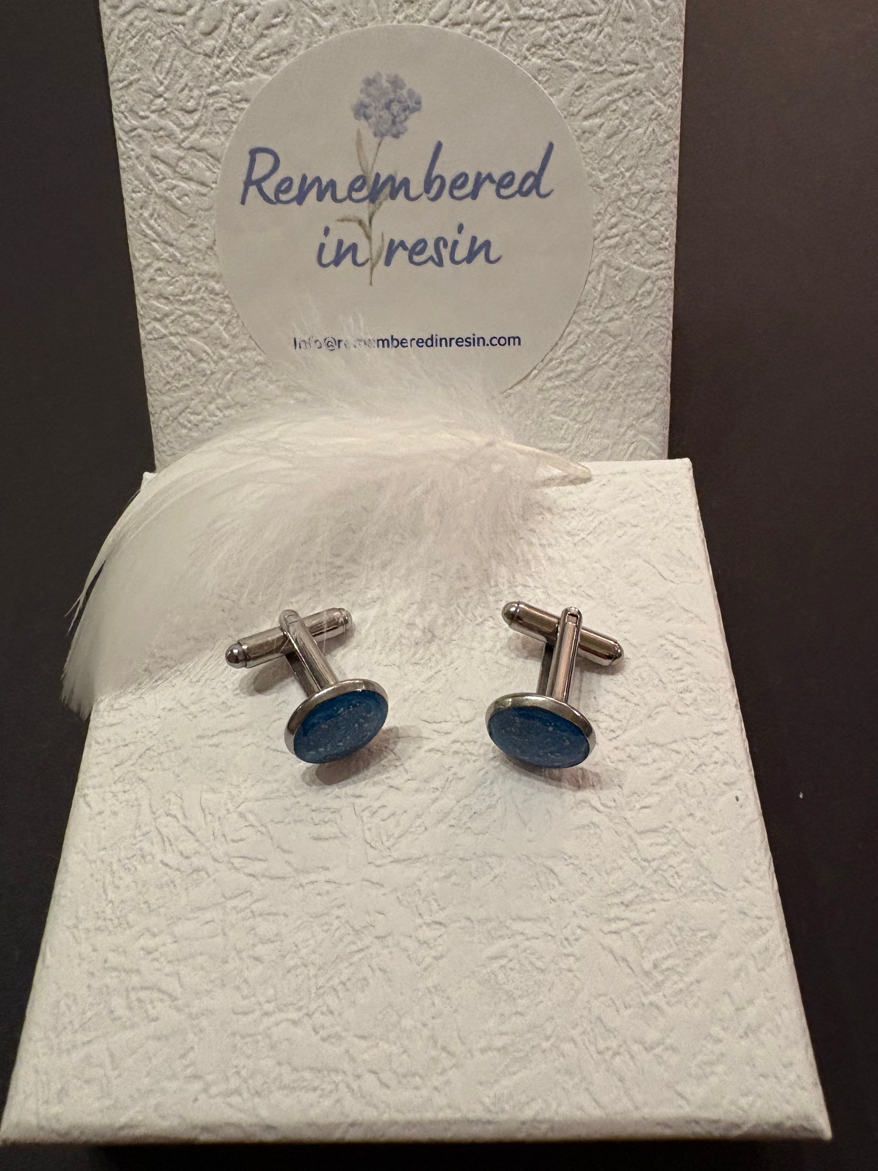 Round Cufflinks (Stainless Steel)