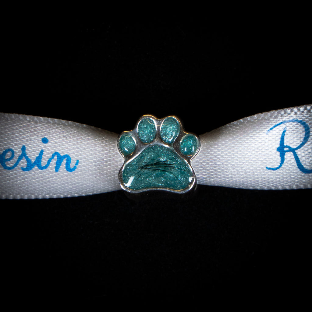 Paw Shaped Charm (925 Sterling Silver)