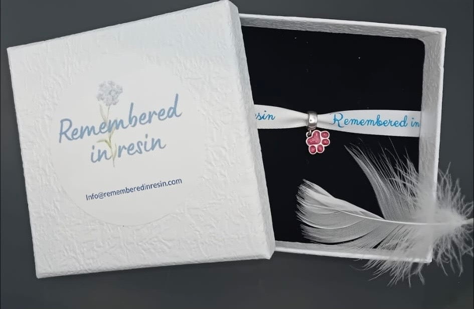 Double-Sided Paw Shaped Pendant/Charm (925 Sterling Silver)