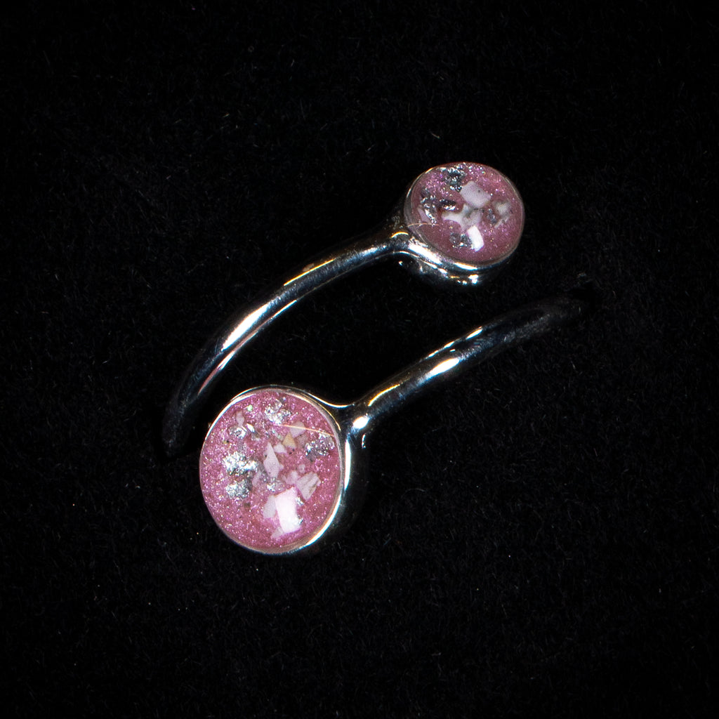 Dual-Stone Adjustable Ring (925 Sterling Silver)