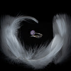 Feather Adjustable Ring (925 Sterling Silver)