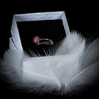 Feather Adjustable Ring (925 Sterling Silver)