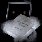 Frill-Edge Stud Earrings (925 Sterling Silver)