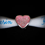 Heart Shaped Charm (925 Sterling Silver)