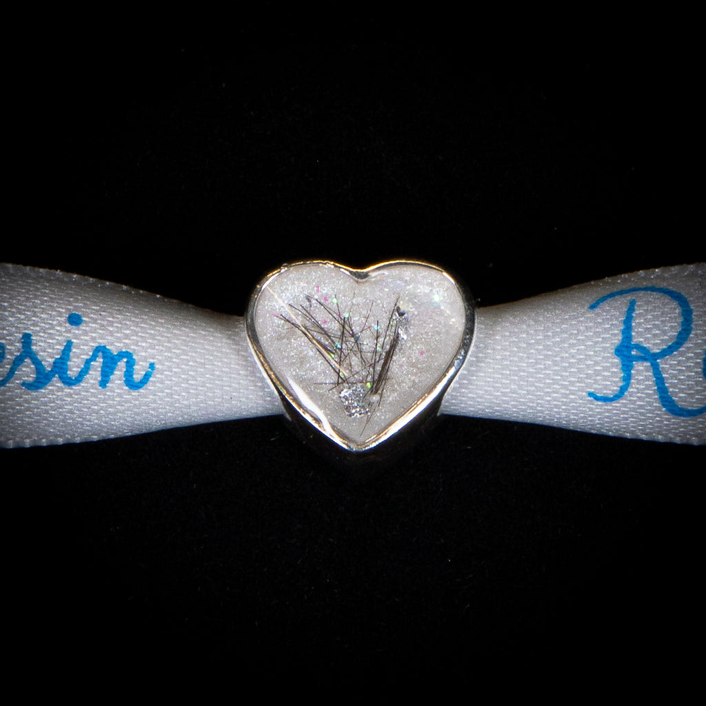 Heart Shaped Charm (925 Sterling Silver)