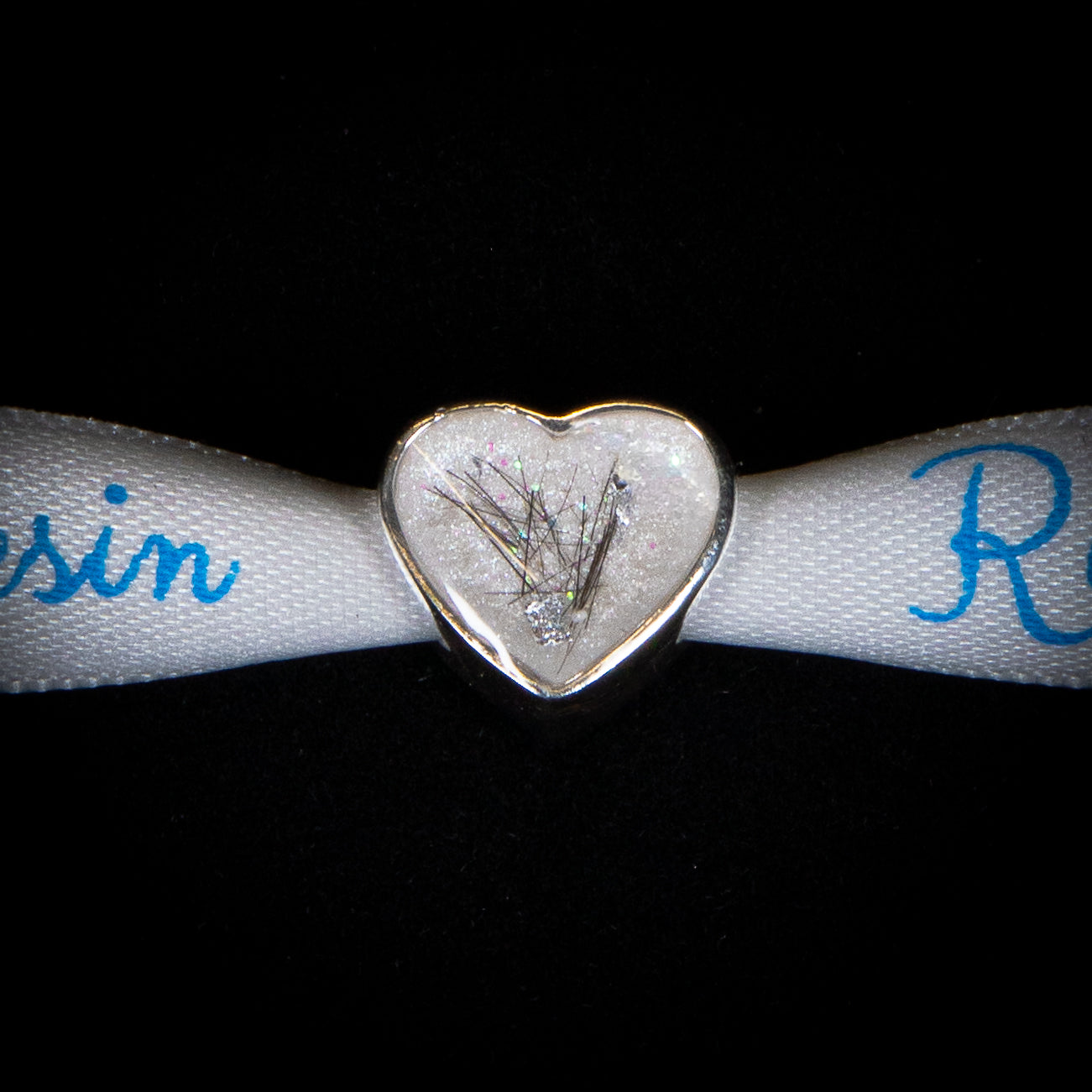 Heart Shaped Charm (925 Sterling Silver)