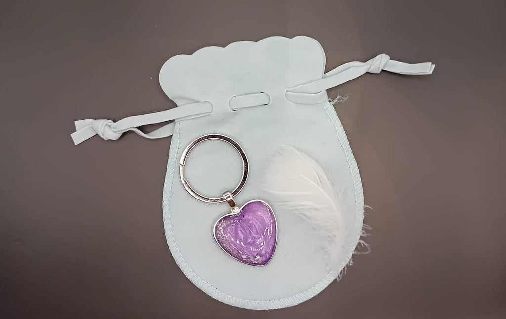 Heart Shaped Keyring (Stainless Steel)