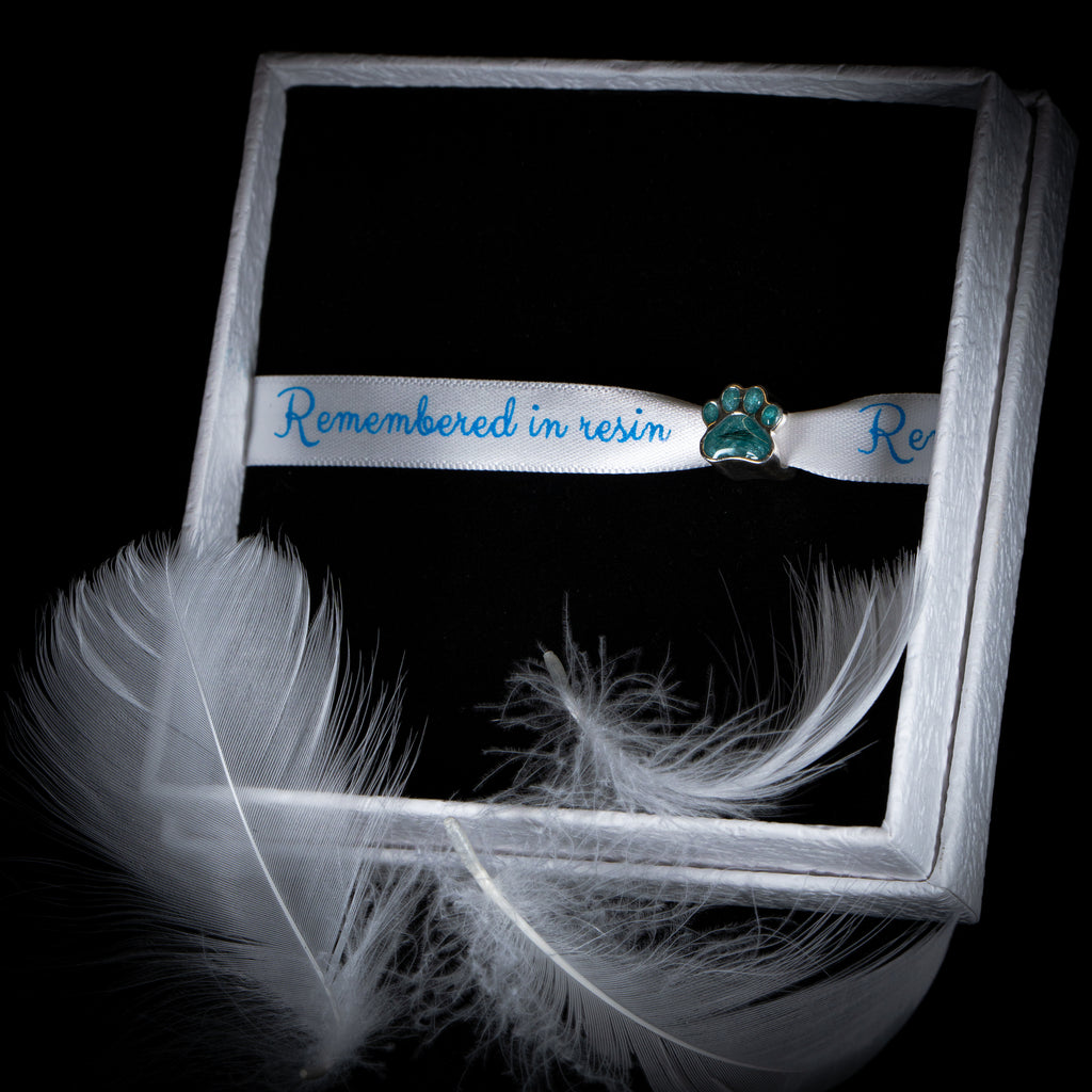 Paw Shaped Charm (925 Sterling Silver)