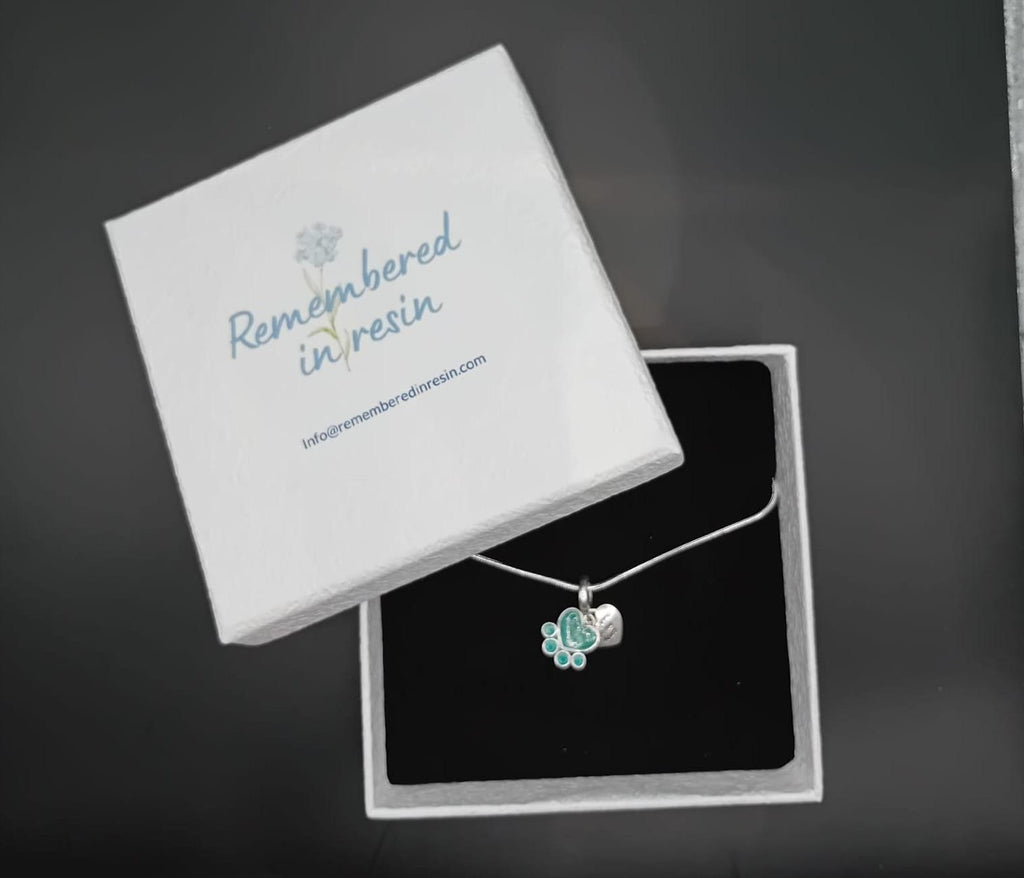 Paw Shaped Pendant/Charm (925 Sterling Silver)