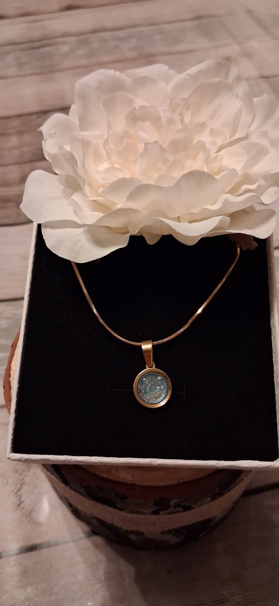 Round Pendant (Gold-plated Stainless Steel)